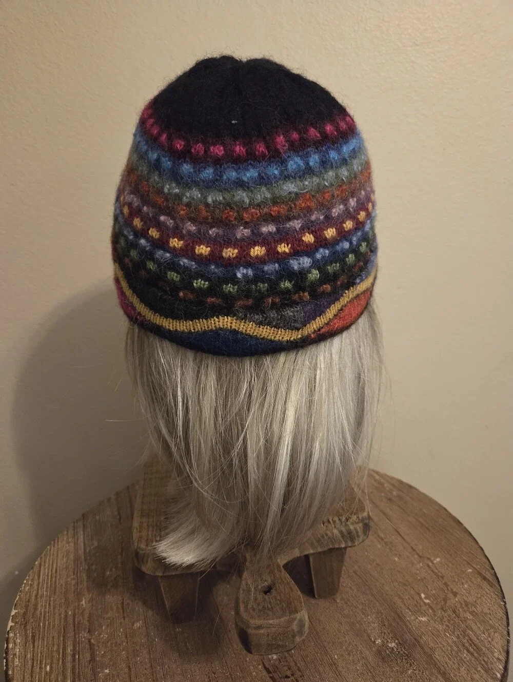 SURY Multicolor Fair Isle 100% Baby Alpaca Gorpcore Outerwear Unisex Beanie OSFA